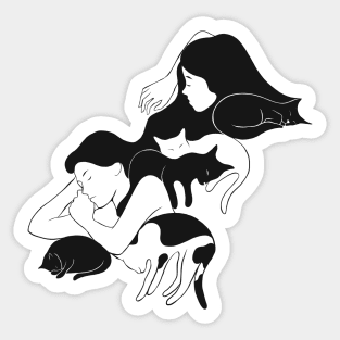 Cat Lovers Dream Sticker